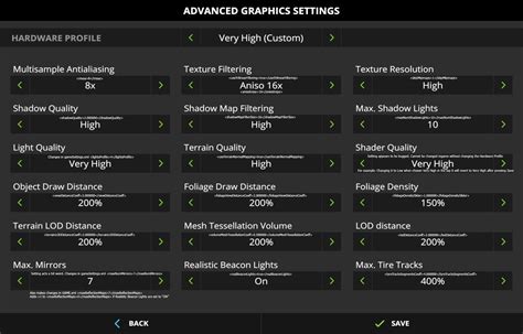 Graphics Settings