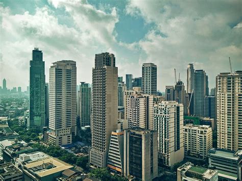 Downtown Manila Makati Skyline And By Eternity In An Instant ...