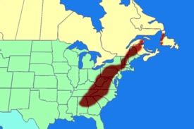 Appalachian Mountains On Us Map – Map With States