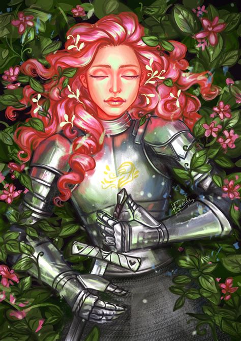 Knight of Flowers – by HyandieArt (me) – Women With Protection