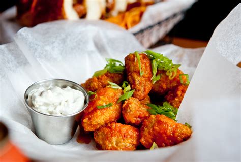 Buffalo Sweetbreads with Citrus Blue Cheese Recipe - Food Republic