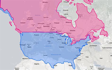 What City in Europe or North America Is on the Same Latitude as Yours?