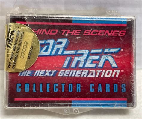 Star Trek NG Behind Scenes Complete Set 39 Collector Cards Sealed ...