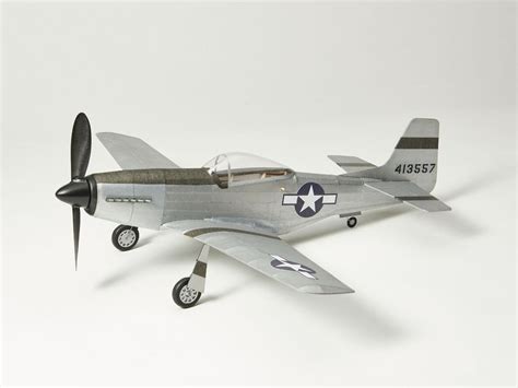 P-51D Mustang - 18" Wingspan Balsa Kit