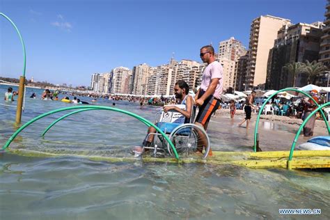 Feature: Egypt's disability-friendly public beach brings happiness to ...