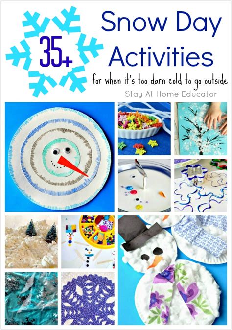 35+ Crazy Awesome Snow Day Activities for When It's Too Cold to Go Out