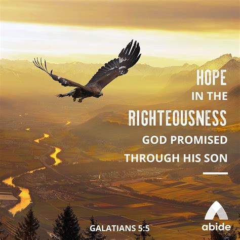 Hope of Righteousness | Bible verse pictures, Gods promises, Righteousness