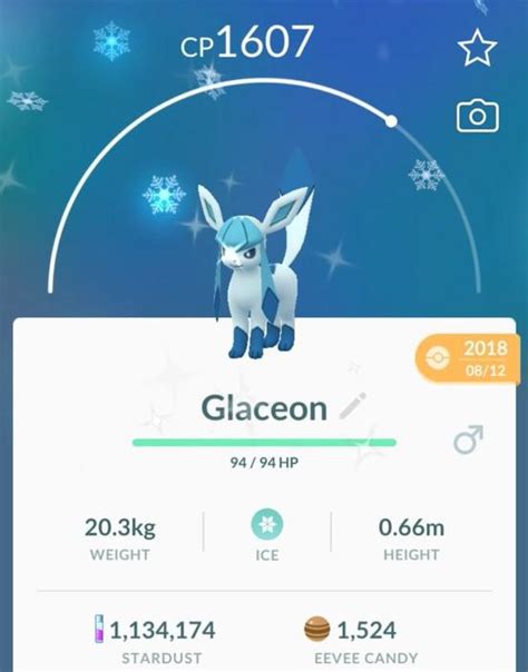 Glaceon has the worst shinies there are. No contrast with the regular ...