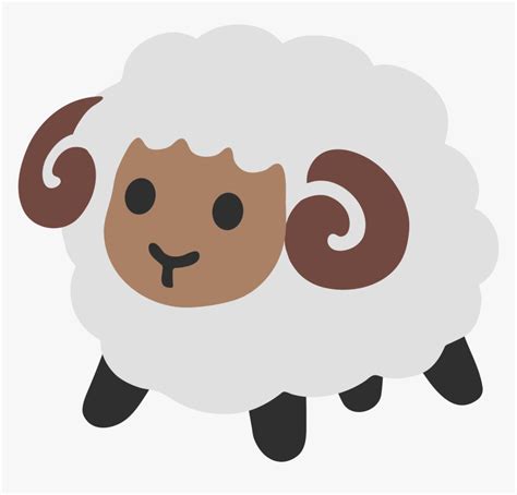 Sheep Emoji Png - Ram Emoji, Transparent Png - kindpng