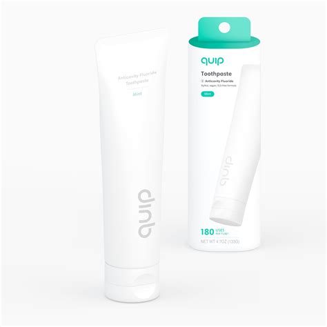 quip Toothpaste, Anticavity Fluoride Toothpaste, Mint, 4.7 oz - Walmart.com