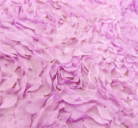 Purple Flower Lace Fabric 3D Floral Lace Violet Lace Wedding | Etsy