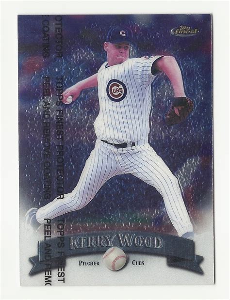 Kerry Wood 1998 Topps Finest Rookie Card #272 Chicago Cubs