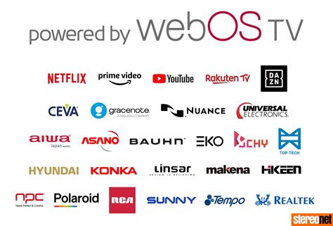 More than 20 TV brands to benefit from LG's acclaimed webOS platform ...