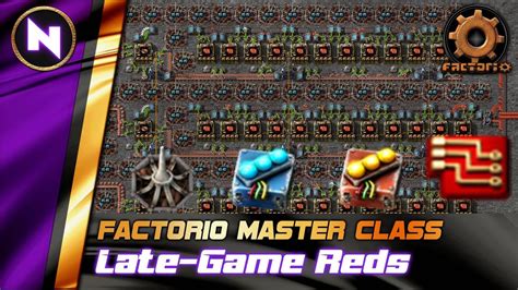 Factorio Red Circuit Blueprint Late Game