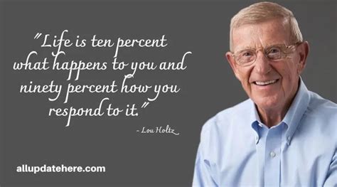 Lou Holtz Quotes On Leadership, Teamwork, Ability