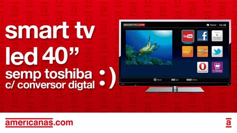 Smart TV LED 40" Semp Toshiba DL 40L2400i Full HD - Americanas.com ...