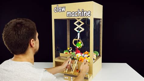 How to Make Hydraulic Powered Claw Machine from Cardboard - YouTube