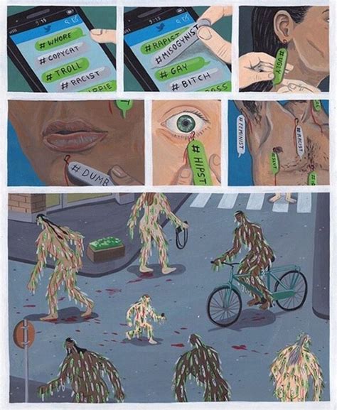 16 Satirical Illustrations That Show How Addicted We Are To Social ...