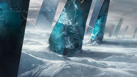 Ice pillar by julien Hauville | Fantasy | 2D | CGSociety | Fantasy ...