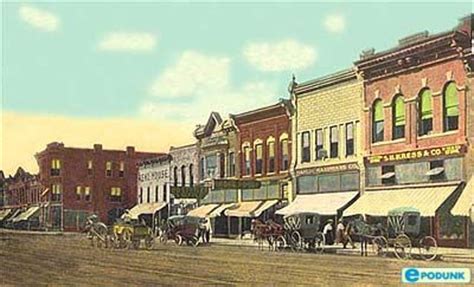 Hutchinson postcard post card - Main Street looking south, Hutchinson ...