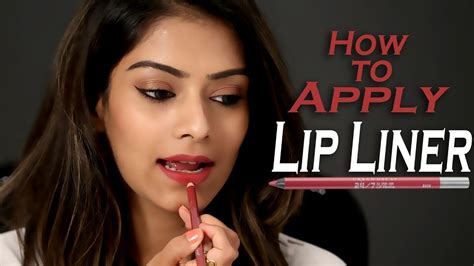 How To Apply Lip Liner | Lip Liner Tutorial | Correct Way To Apply Lip ...