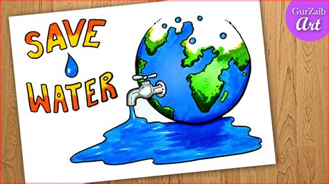 How To Draw Save Water Earth Posters | Porn Sex Picture