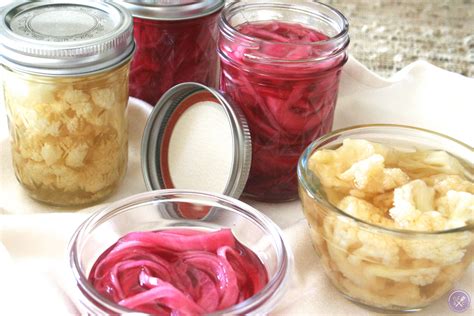 the gang's all here. [pickled red onions & pickled cauliflower] - sweet ...