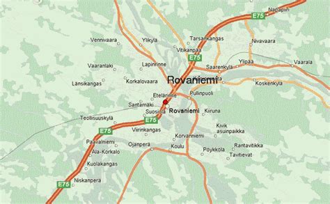 Rovaniemi Finland Map - TravelsFinders.Com