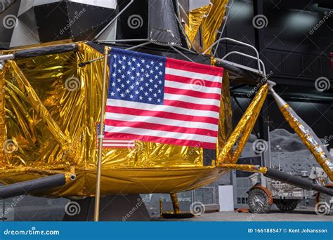 20190906 American Flag Moon Editorial Photography - Image of nasa ...