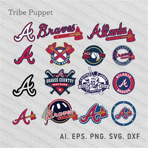 Atlanta Braves Logo vector Set - MasterBundles