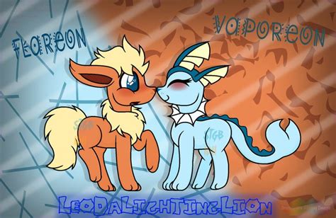 Flareon X Vaporeon by SnoopyTheBeagle on DeviantArt | Eevee, Pokemon ...