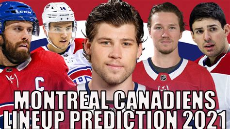 Montreal Canadiens Lineup Prediction 2021 | NHL Roster Breakdown - YouTube