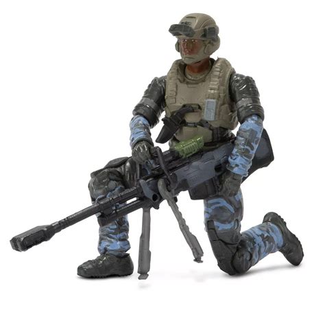 Halo Infinite World Of Halo UNSC Marine With Sniper Rifle Deluxe Action ...