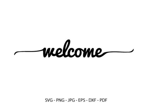 11 Welcome Silhouette Designs & Graphics