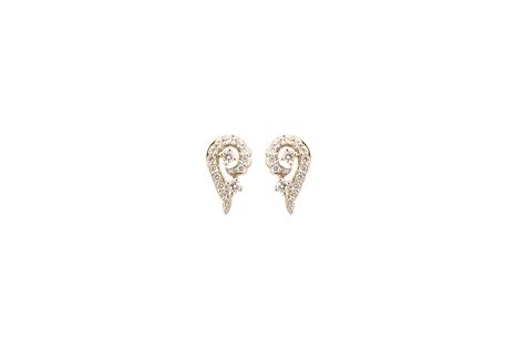 Diamond Stud Earrings in Gold Online | Krishna Jewellers