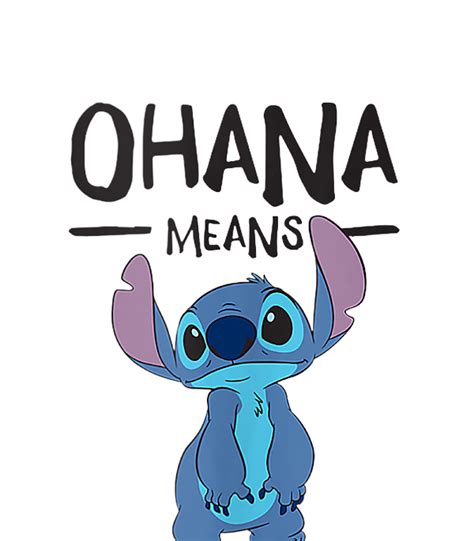 Disney Lilo and Stitch Ohana Means Family Ornament by Zohane Breag - Pixels