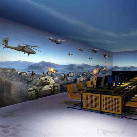 Modern Style Military Themed Tanks And Aircraft Custom 3D Photo ...