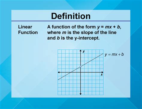 Math Definitions Collection: Linear Functions | Media4Math