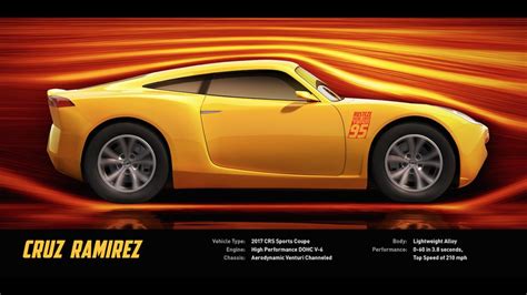 Meet Cruz Ramirez - Disney/Pixar's Cars 3 - YouTube