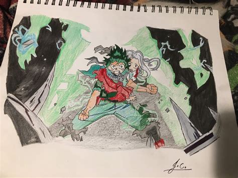 Deku vs overhaul fanart | Art Amino