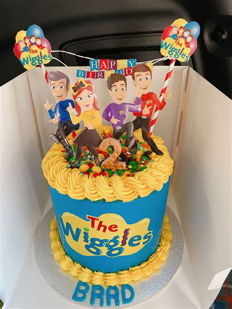 The wiggles cake | Wiggles cake, Baby birthday cakes, Wiggles birthday