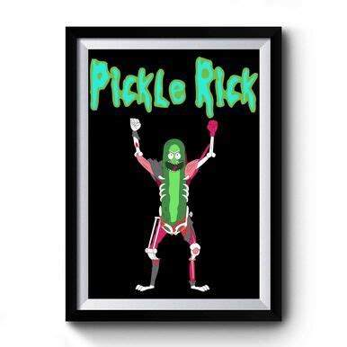 Rick And Morty Im Pickle Rick Art Funny Premium Poster | Rick and morty ...