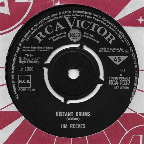 Jim Reeves - Distant Drums / Old Tige (Vinyl) | Discogs