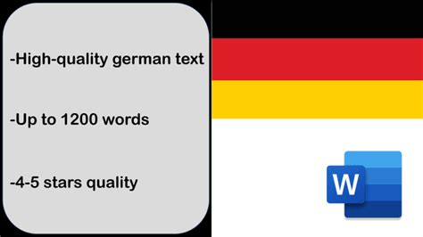 Write a perfect german text with high quality on one topic by ...