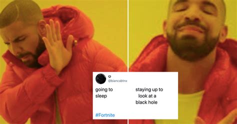 Fortnite players respond to Black Hole Event by resorting to meme-making