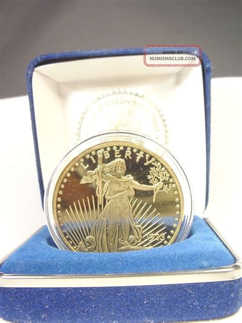 National Collector ' S 1933 Gold Double Eagle Proof Coin 10 Mil 24k Gold