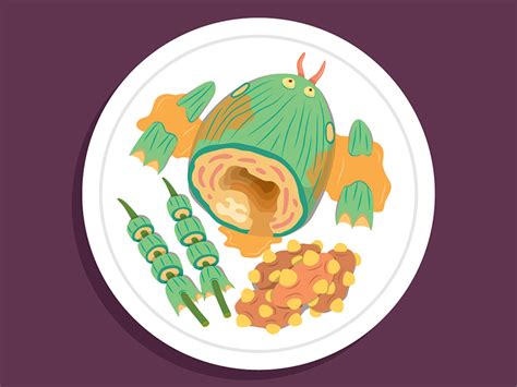 Alien Food No.3 by Jerk Jiun (JJ) on Dribbble