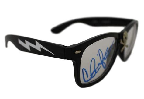 Charlie Sheen Autographed/Signed Major League Wild Thing Glasses BAS ...