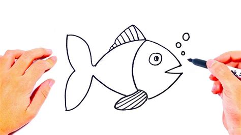 How to draw a Fish Step by Step | Drawings Tutorials for Kids ...