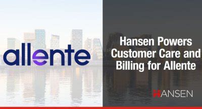 Allente Taps Hansen’s Customer Service & Billing Solution